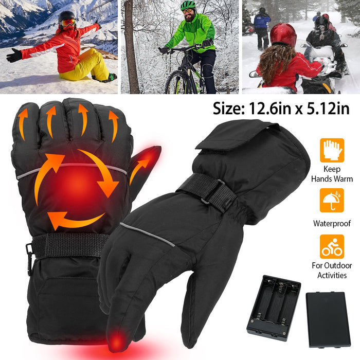 Heating Warm Gloves Battery Powered Heated Waterproof Gloves