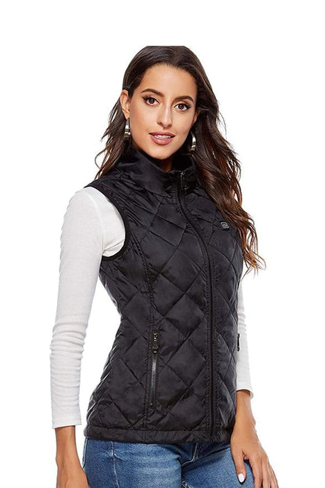 Women heated jacket for winter outdoor(Battery not included)