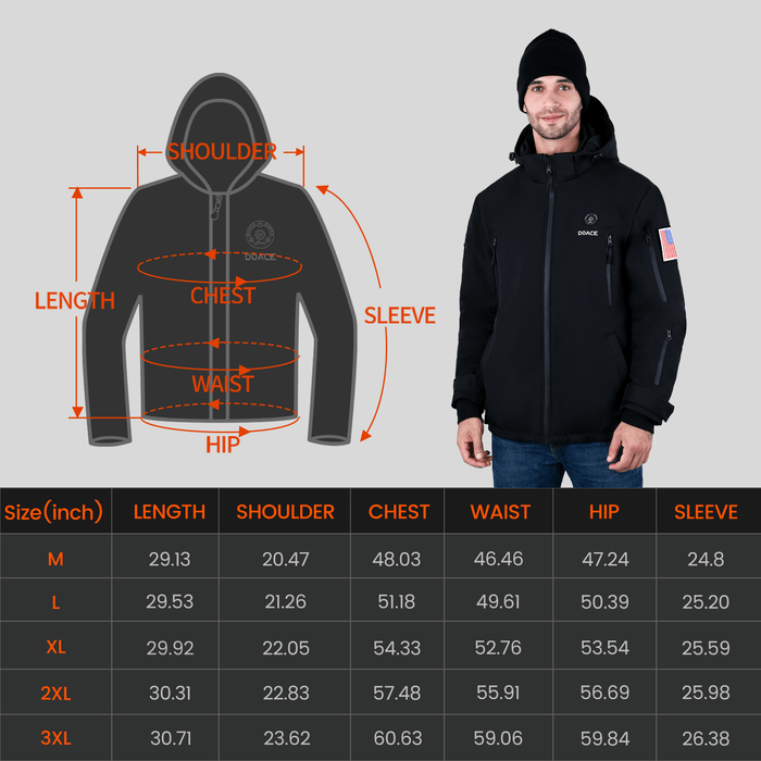 Heat keep 2025 jacket mens