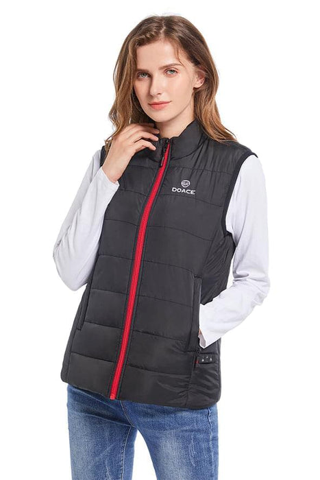 DOACE Wear women heated vest-Black(Battery not included)